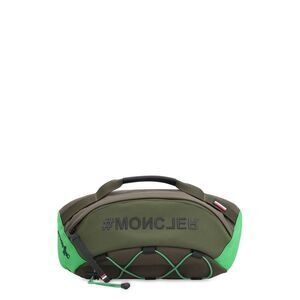 MONCLER GRENOBLE Logo Belt Bag Men GREEN Backpacks